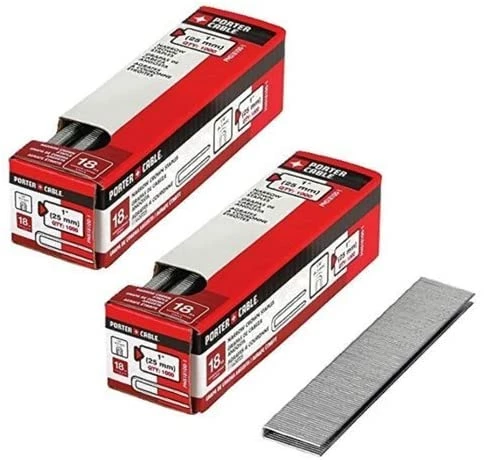 PORTER-CABLE PNS18100-1 1-Inch 18 Gauge Narrow Crown Staple (2 Pack) 1 PORTER-CABLE PNS18100-1 1-Inch 18 Gauge Narrow Crown Staple (2 Pack)