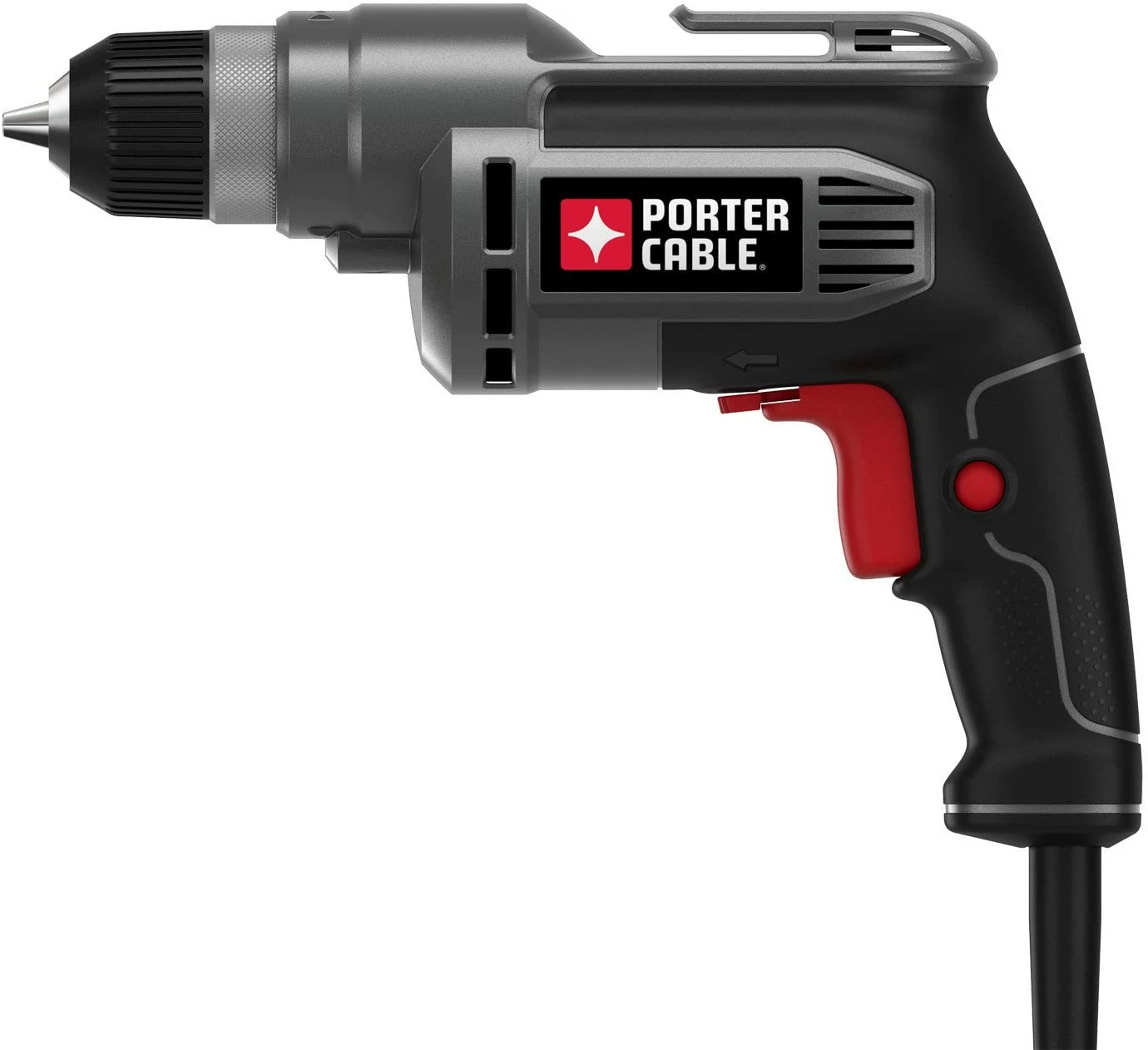 Porter-Cable Corded Drill, Variable Speed, 6-Amp, 3/8-Inch (PC600D) 3 Porter-Cable Corded Drill, Variable Speed, 6-Amp, 3/8-Inch (PC600D) - Image 3