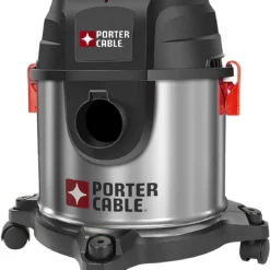 Porter-Cable PCX18301-4B 4 Gallon 4 HP Wet/Dry Vacuum, Stainless Steel Light Weight Portable Shop Vac, 3 in 1 Function with Att
