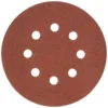 PORTER-CABLE 735801225 5-Inch 8-Hole Hook and Loop 120 Grit Sanding Discs (25-Pack)