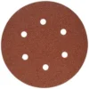PORTER-CABLE 736600625 6-Inch 6-Hole Hook and Loop 60 Grit Sanding Discs (25-Pack)