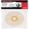 PORTER-CABLE PC4MBP 4-Inch Firm Buffing Pad, White