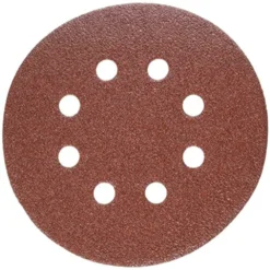 porter-cable 735800605 5-inch 60 grit eight-hole hook & loop sanding discs (5-pack)