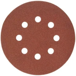 porter-cable 735801205 5-inch 120 grit eight-hole hook & loop sanding discs (5-pack)