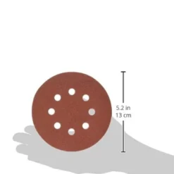 porter-cable 735801205 5-inch 120 grit eight-hole hook & loop sanding discs (5-pack) -Cheap Power Gear Hub Store RNAB00004WMV6 L3