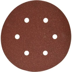 porter-cable 736600825 6-inch 6-hole hook and loop 80 grit sanding discs (25-pack)