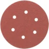 porter-cable 736601005 6-inch, 6 hole hook and loop 100 grit sanding discs (5-pack)