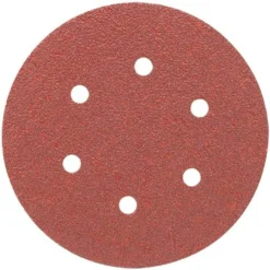 porter-cable 736601005 6-inch, 6 hole hook and loop 100 grit sanding discs (5-pack)
