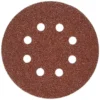 porter-cable 735800425 5-inch hook and loop aluminum oxide 8 hole 40g disc (25-pack)