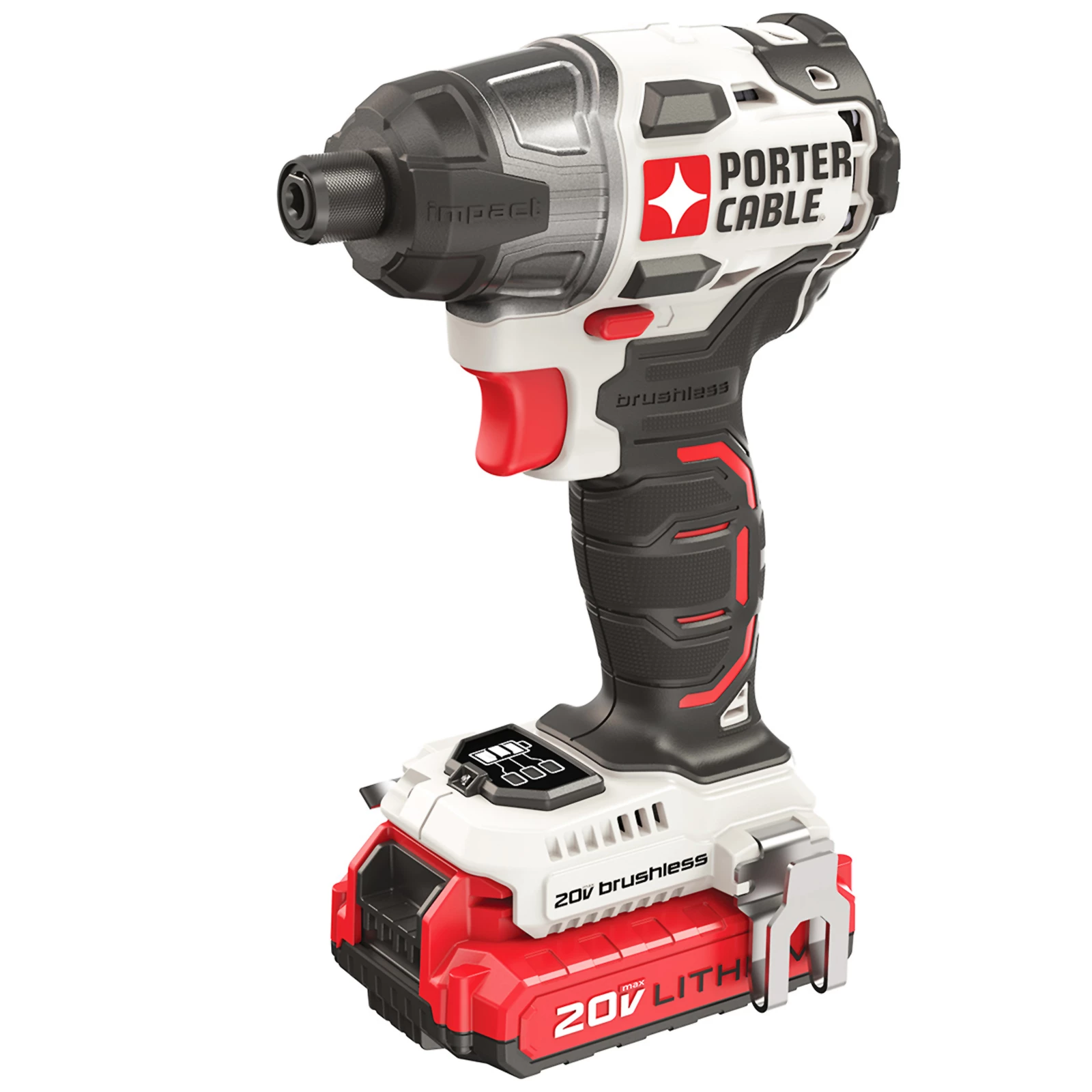 Porter-Cable 20V MAX Brushless Cordless 1/4" Impact Driver Kit 1 Porter-Cable 20V MAX Brushless Cordless 1/4" Impact Driver Kit